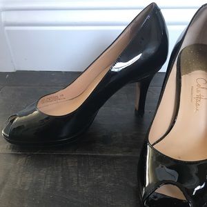 Cole Haan Nike Air Patent Carma open-toe pumps